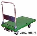 樹脂製台車（足踏ストッパー付折りたたみ200kg）/MC63A-SSG-FS
