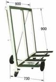 長尺板運搬台車(倉庫・作業品用)/M1175PN-900