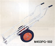 アルミLPガスボンベ二輪台車／M453PG-502